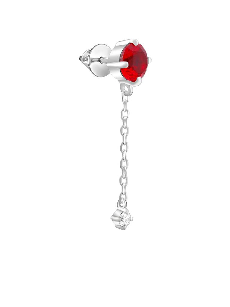 925 Silver Cherry Drop Danglers For Womens And Girls : ER02573