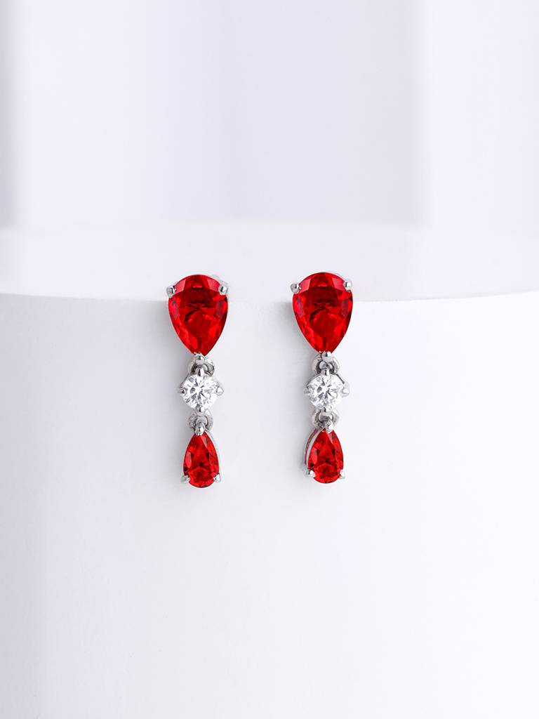 925 Silver Soulmate Earrings For Womens And Girls : ER02574