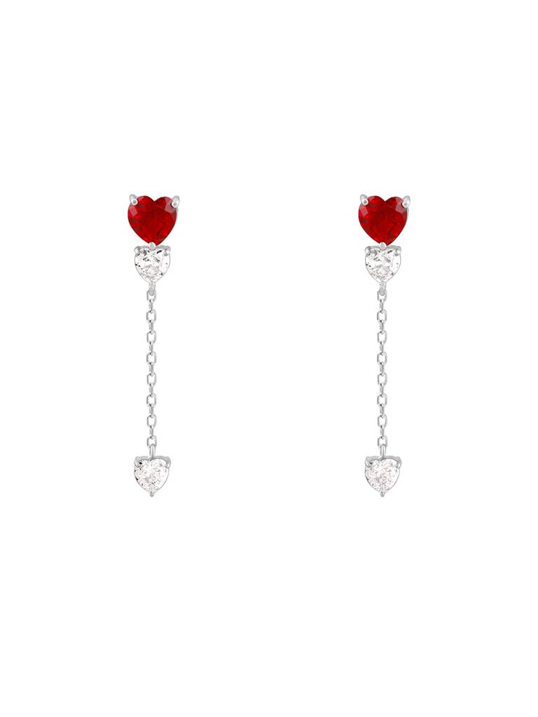 925 Silver Love In A Day Earrings For Womens And Girls : ER02575