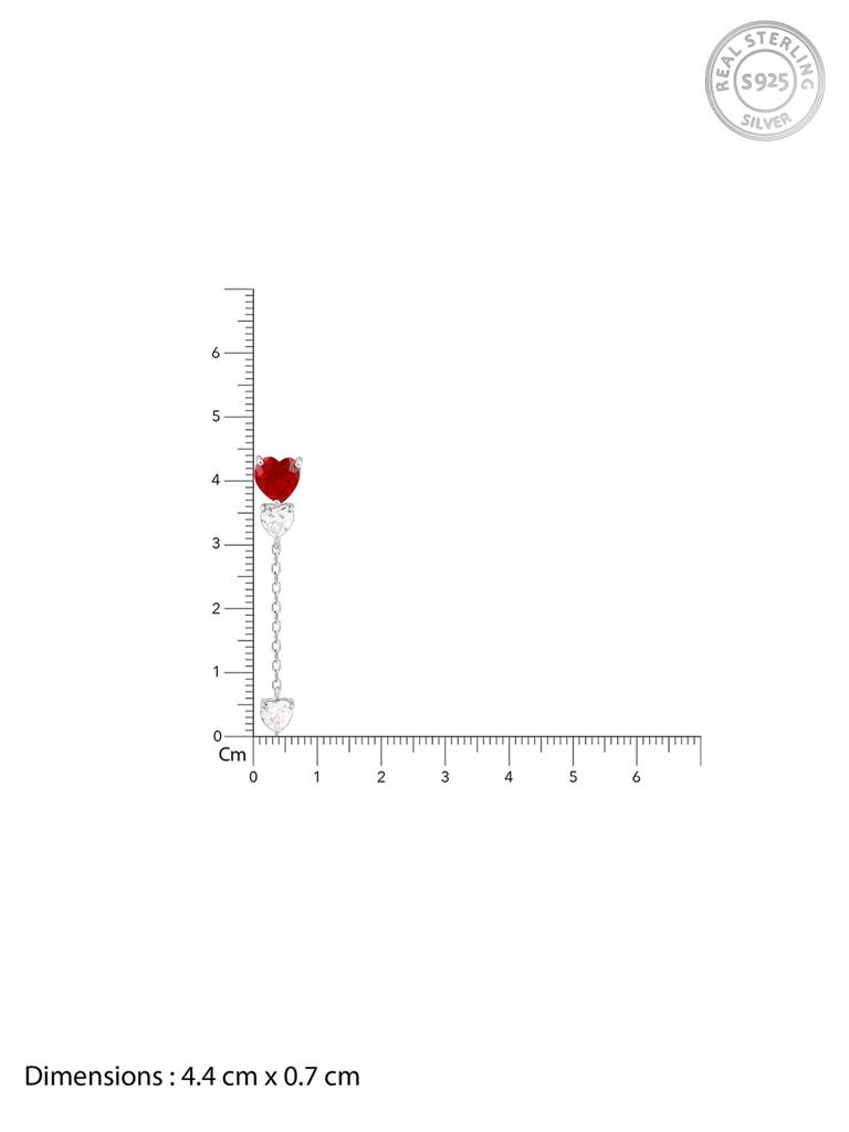 925 Silver Love In A Day Earrings For Womens And Girls : ER02575