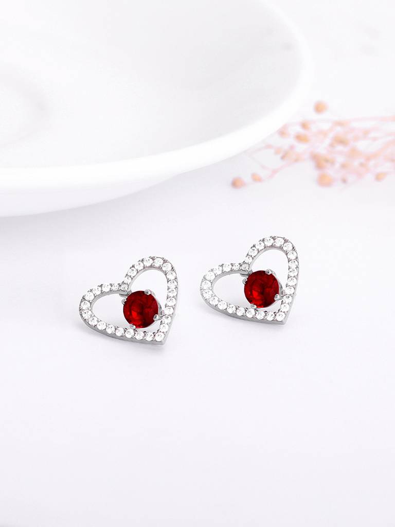 925 Silver Love Actually Convertable Earrings For Womens And Girls : ER02578