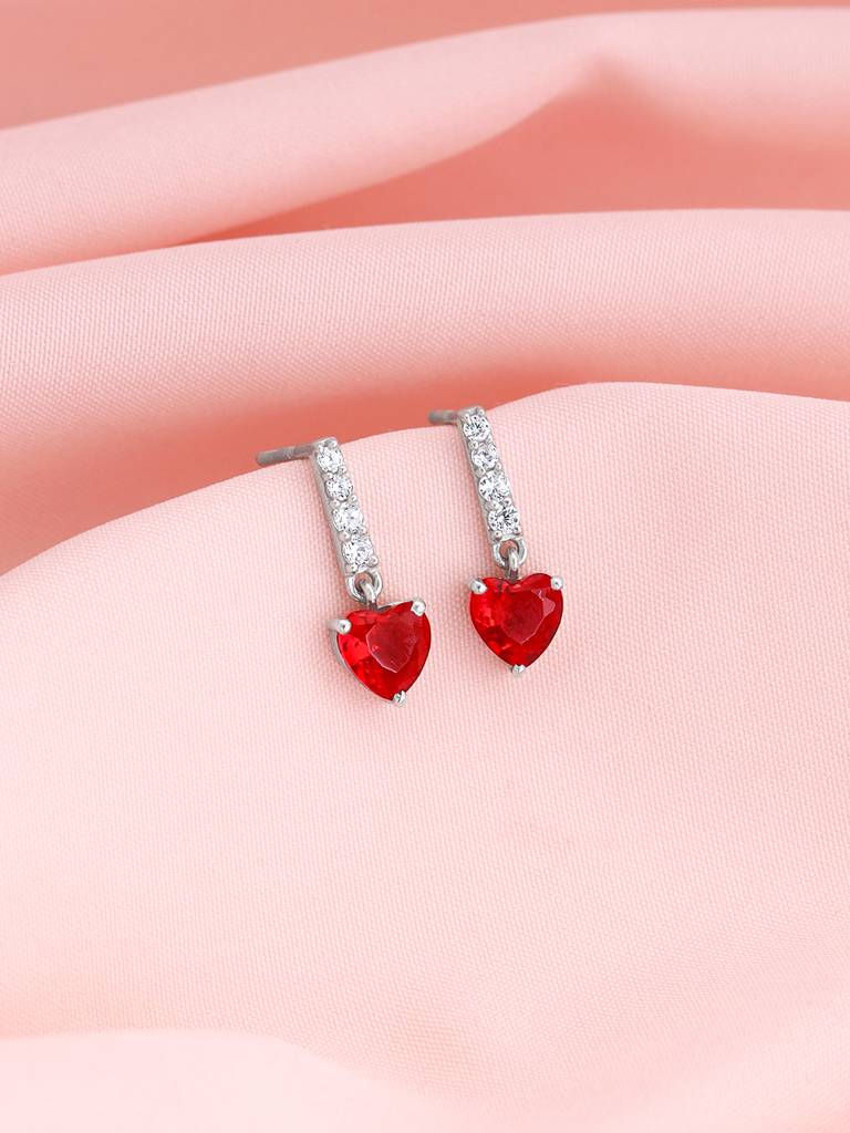 925 Silver Love Again Earrings For Womens And Girls : ER02579