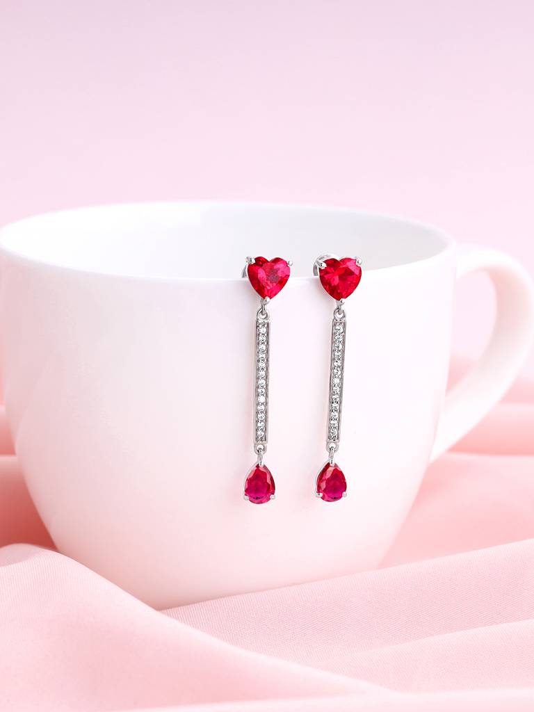 925 Silver Senorita Dangler Earrings For Womens And Girls : ER02584