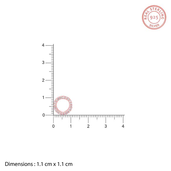 Giva 925 Sterling Silver Rose Gold Connected For Life Set| Gifts For Women And Girls | Wit : ER02609PD01353