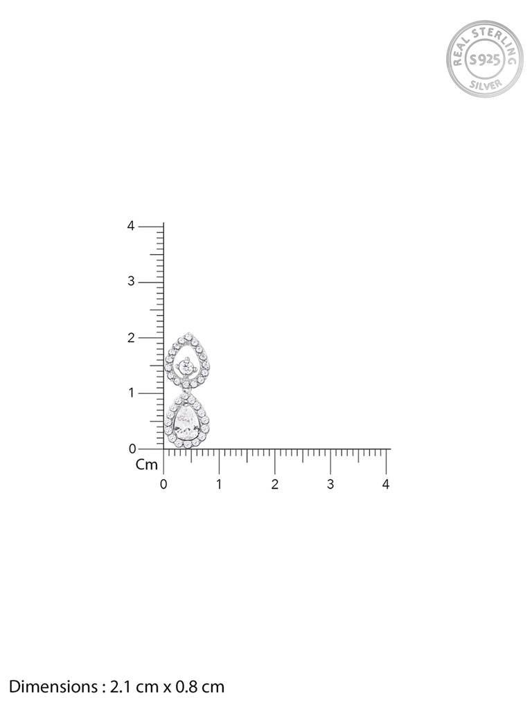 Giva 925 Sterling Silver Alluring Earrings