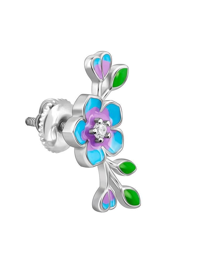925 Silver Nectar Love Earrings For Women : ER02633