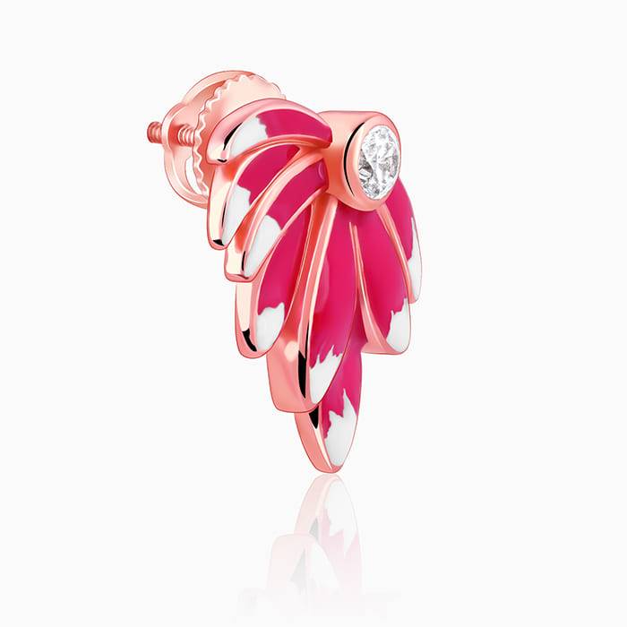Giva 925 Silver Rose Gold Wing It Set Of Three| Gifts For Women And Girls | With Certifica : ER02638PD02403BR0994