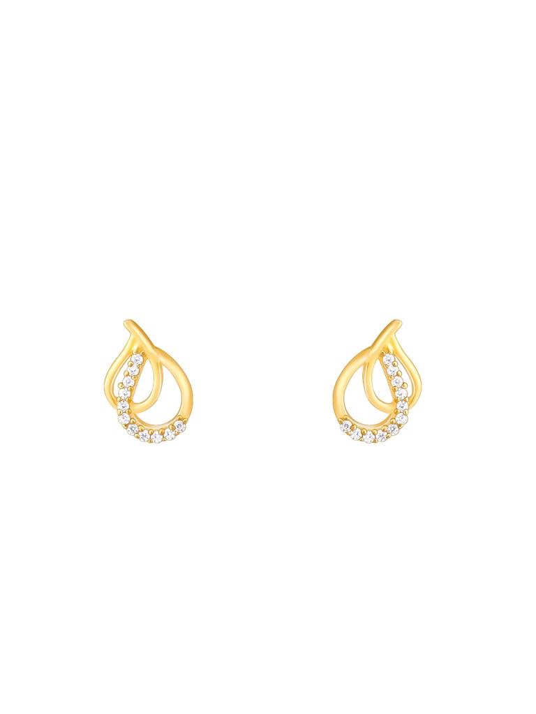 Giva 925 Silver Golden Twin Pears Earrings : ER02647