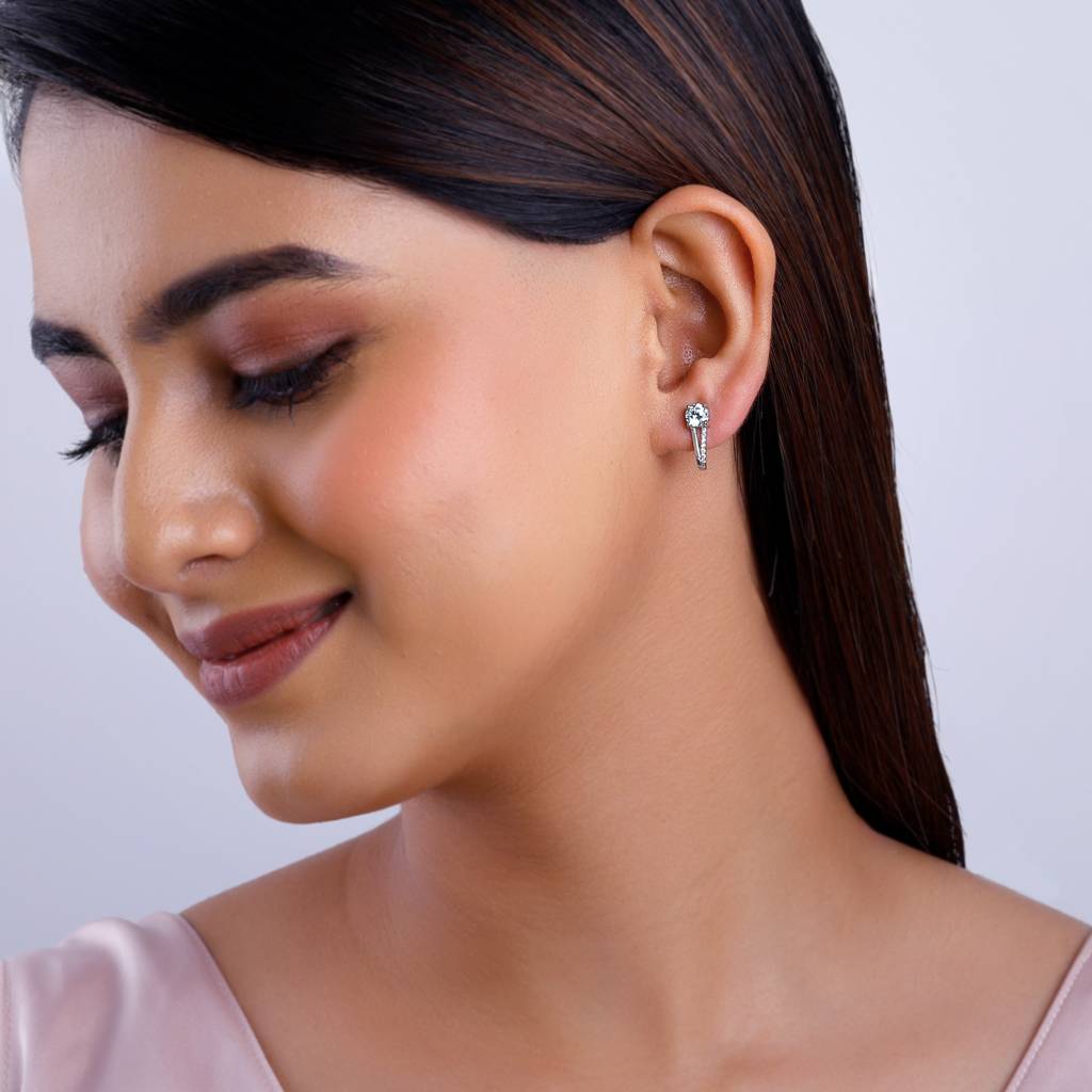 Giva 925 Silver Zircon Excess Earrings| Studs To Gift Women & Girls : ER02653