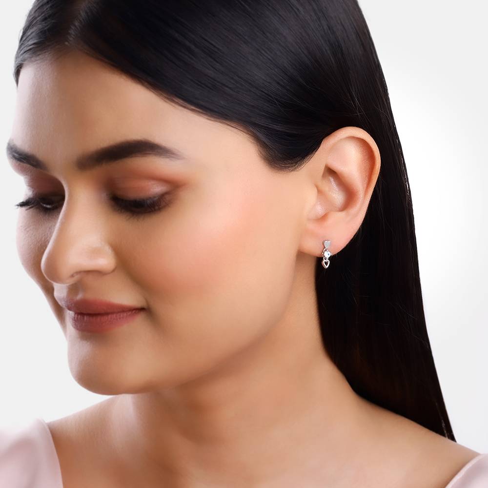 Giva 925 Silver Silly Heart Earrings : ER02654