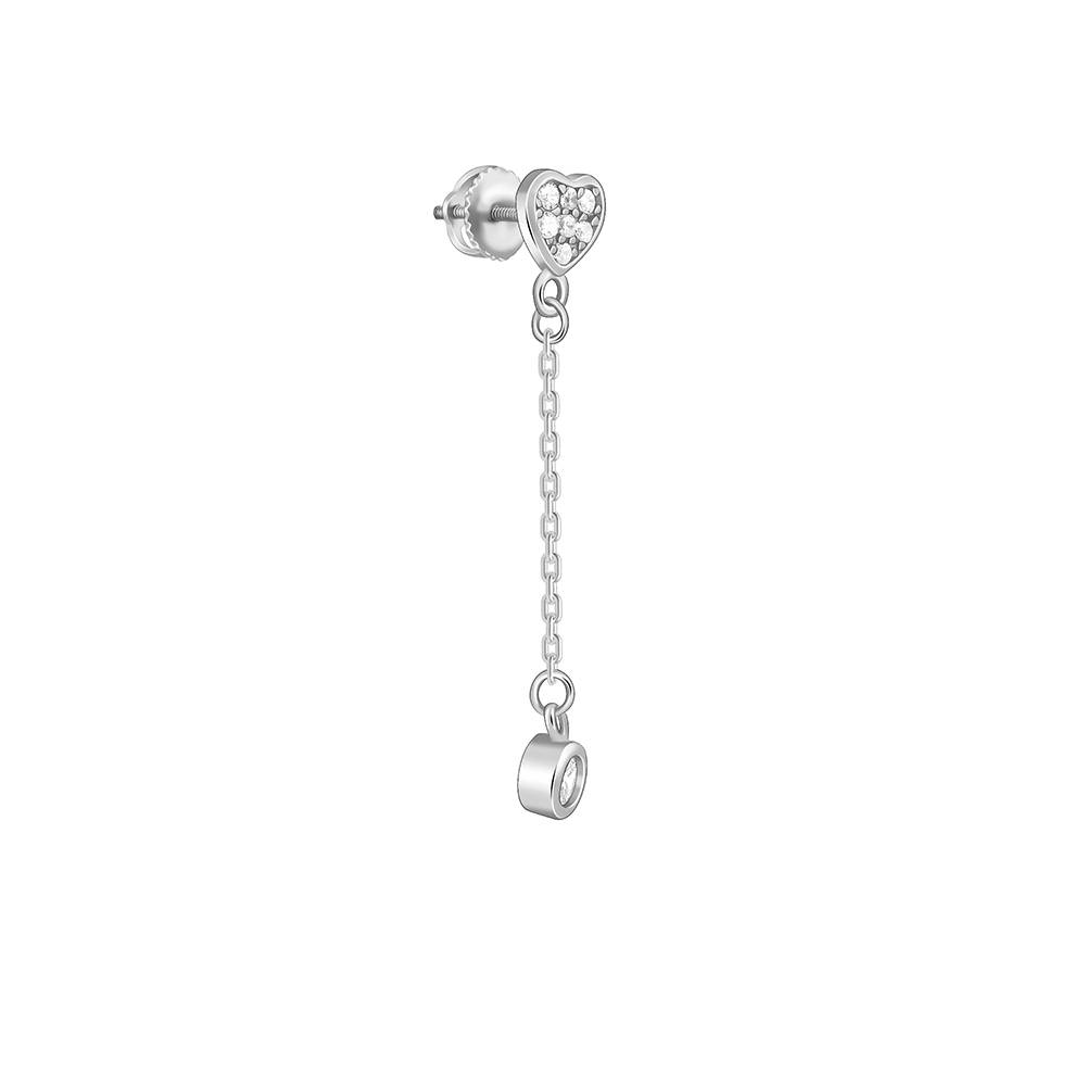 Giva 925 Silver Love Drip Dangler Earrings : ER02664