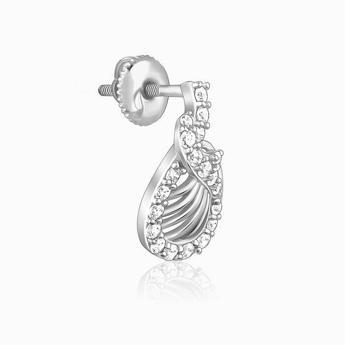 Giva 925 Sterling Silver Wave Knot Earrings| Drops To Gift Women & Girls | With Certificat : ER02677