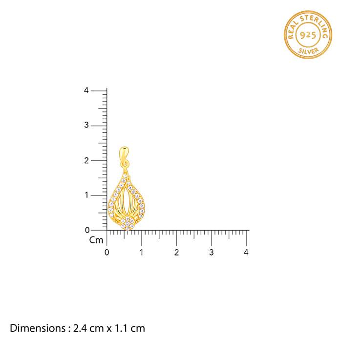 Giva 925 Sterling Silver Golden Glint Earrings| Drops To Gift Women & Girls | With Certifi : ER02678