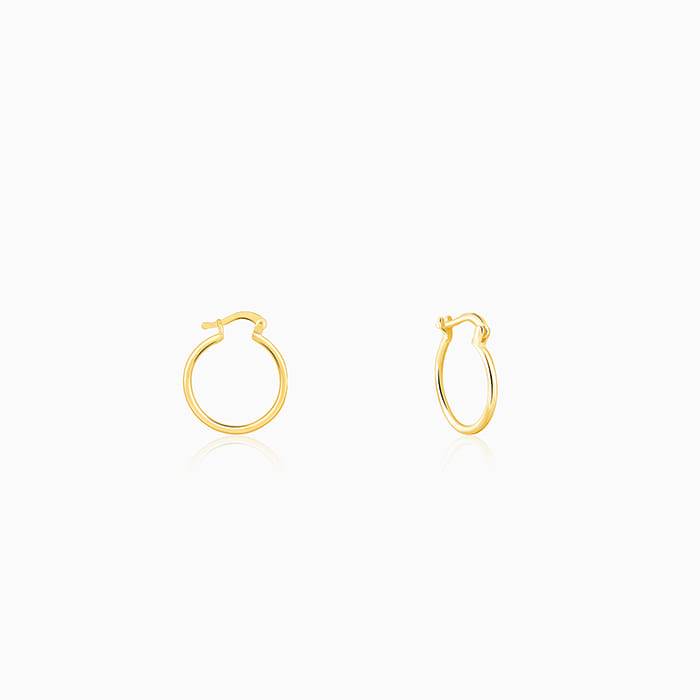 Giva 925 Silver Golden Work Hoop Earrings| Studs To Gift Women & Girls | With Certificate  : ER02720