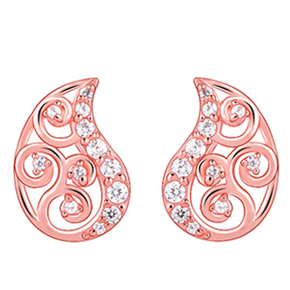 Giva 925 Silver Rose Gold Mamidi Studs : ER02777