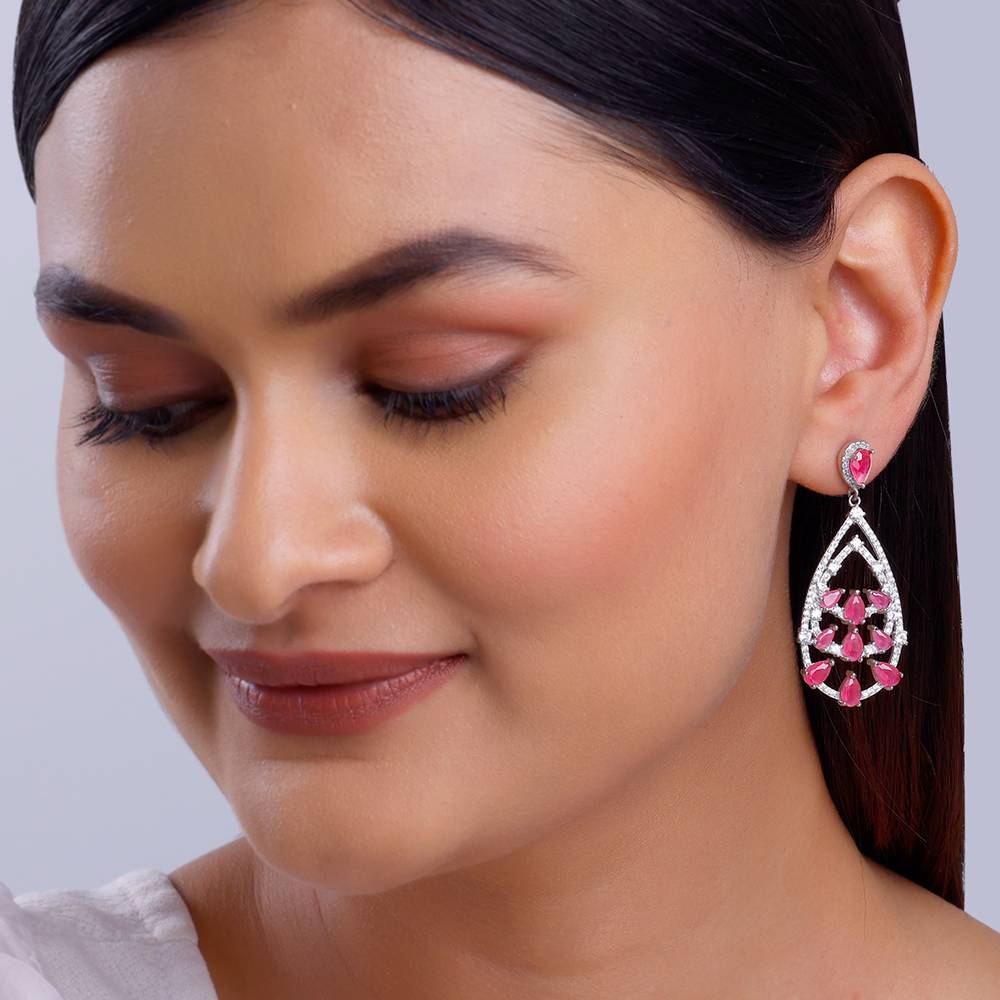 Giva 925 Silver Graceful Drop Earrings : ER02805