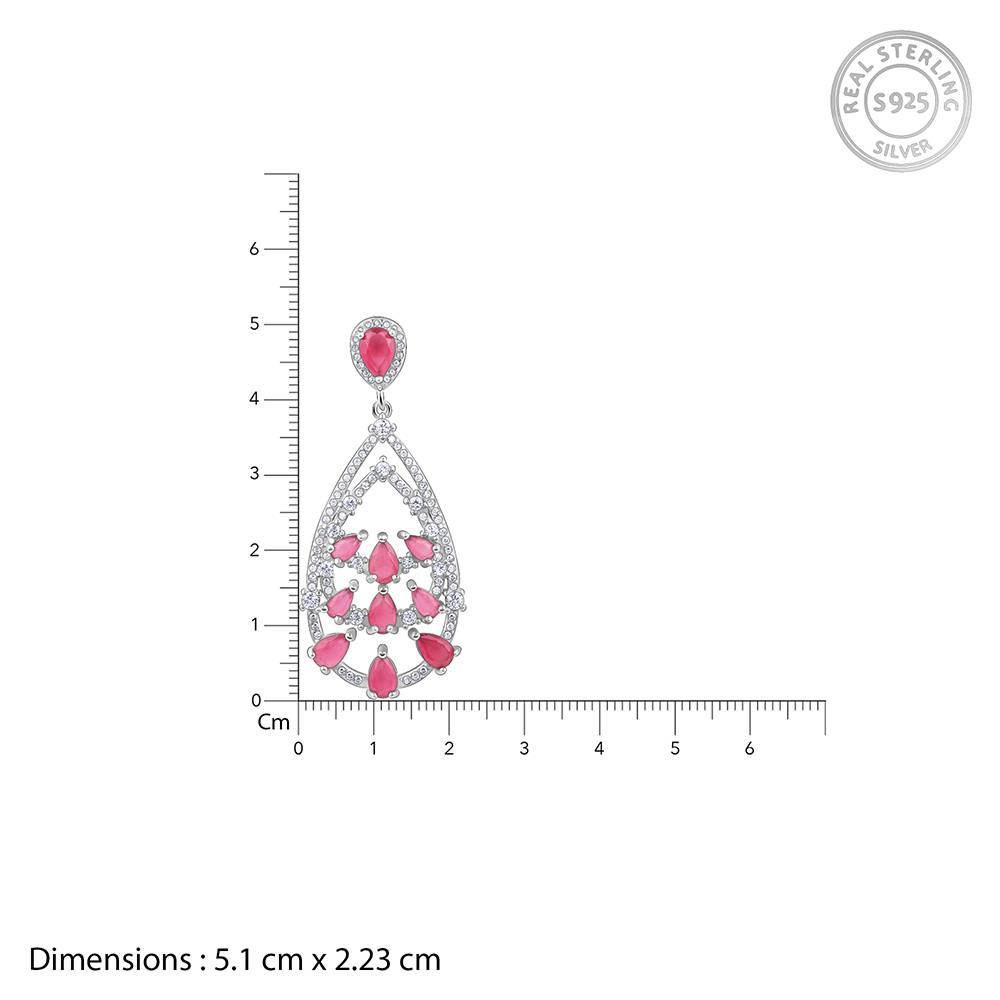 Giva 925 Silver Graceful Drop Earrings : ER02805