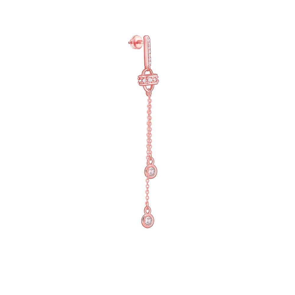 Rose Gold Glam Drop Earrings : ER02808