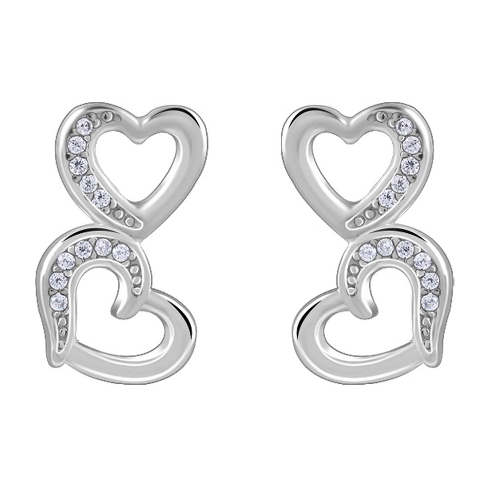 Giva 925 Silver Merry Heart Earrings : ER02818