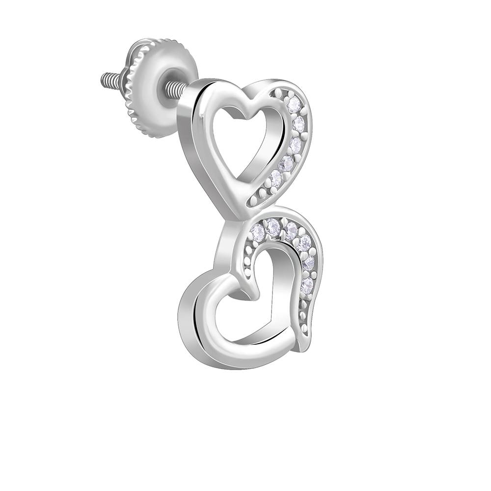 Giva 925 Silver Merry Heart Earrings : ER02818