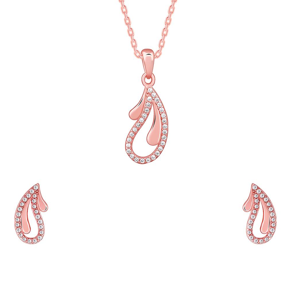 Giva 925 Silver Rose Gold Specially You Set| Gifts For Women And Girls | With Certificate Of Authenticity And : ER02826PD02528
