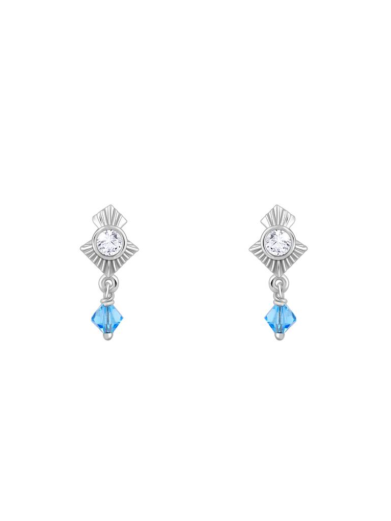 Giva 925 Sterling Silver Shimmer Chic Earrings
