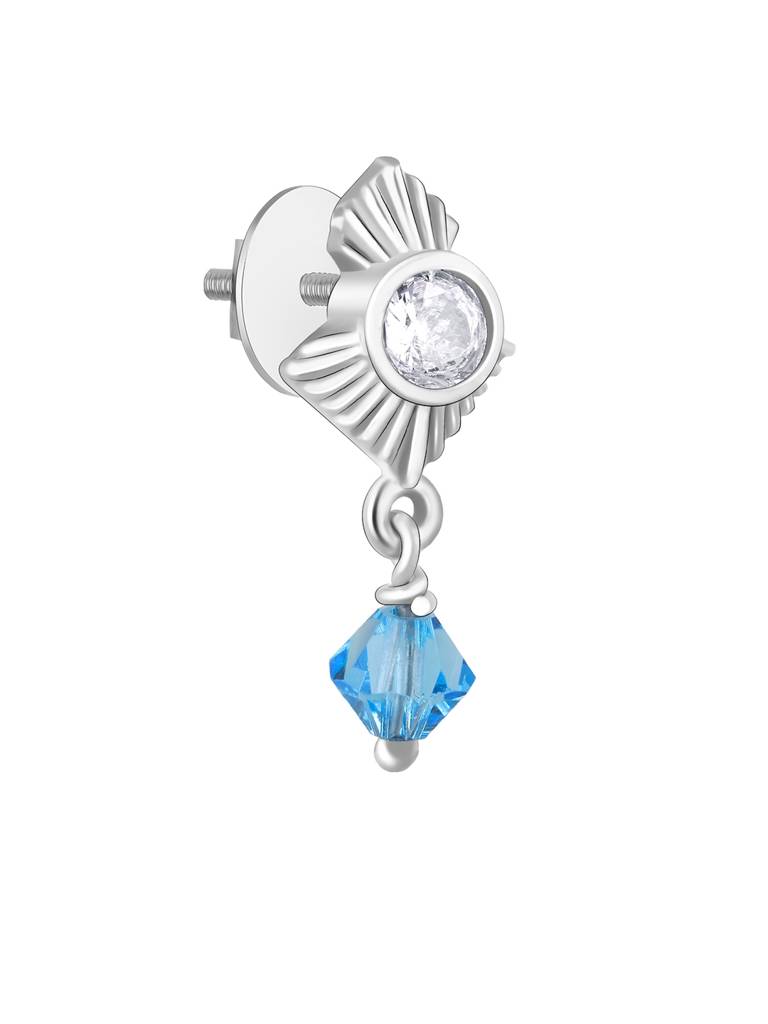 Giva 925 Sterling Silver Shimmer Chic Earrings