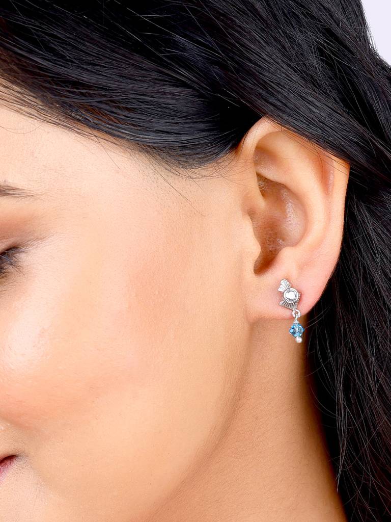 Giva 925 Sterling Silver Shimmer Chic Earrings