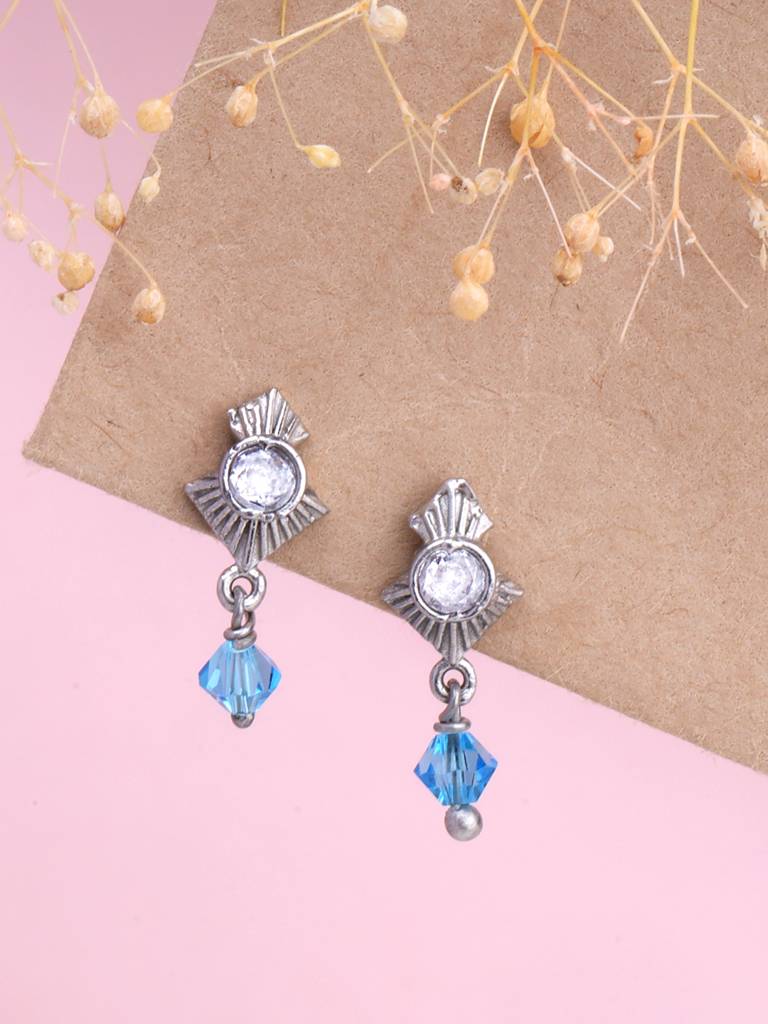 Giva 925 Sterling Silver Shimmer Chic Earrings
