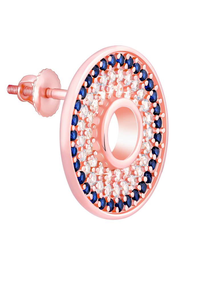 Giva 925 Silver Rose Gold Glittering Joy Earrings : ER02831