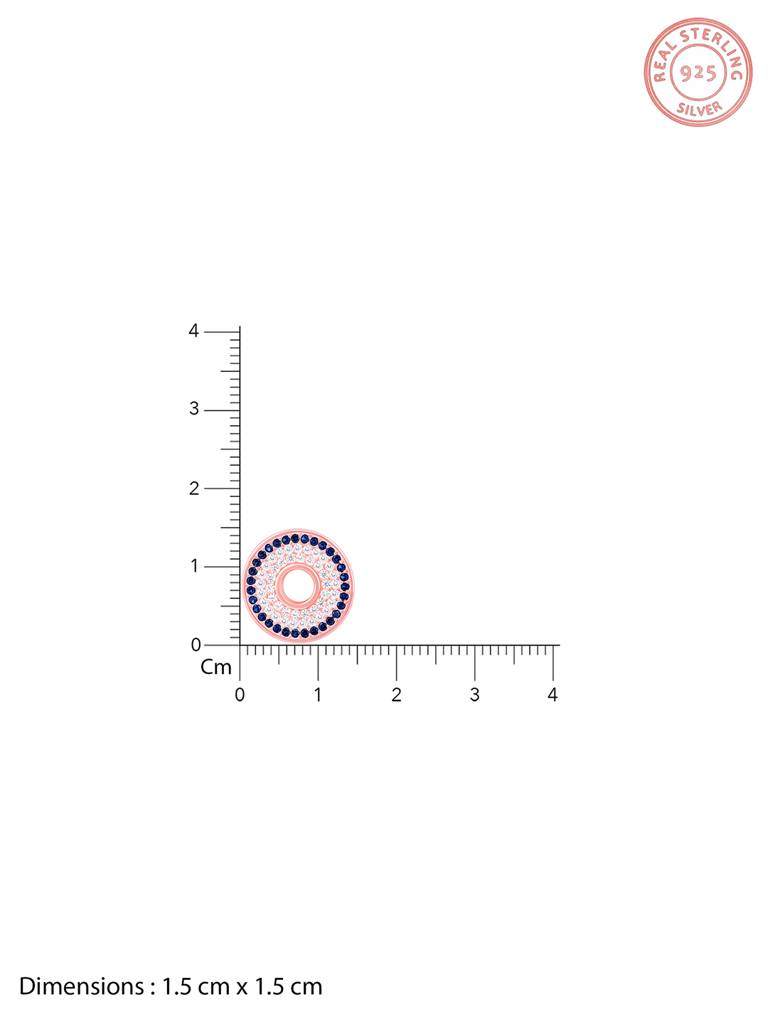 Giva 925 Silver Rose Gold Glittering Joy Earrings : ER02831