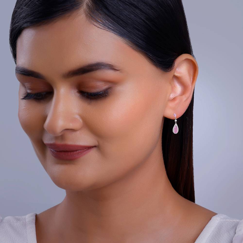 Giva 925 Silver Gleaming Drop Earrings : ER02837