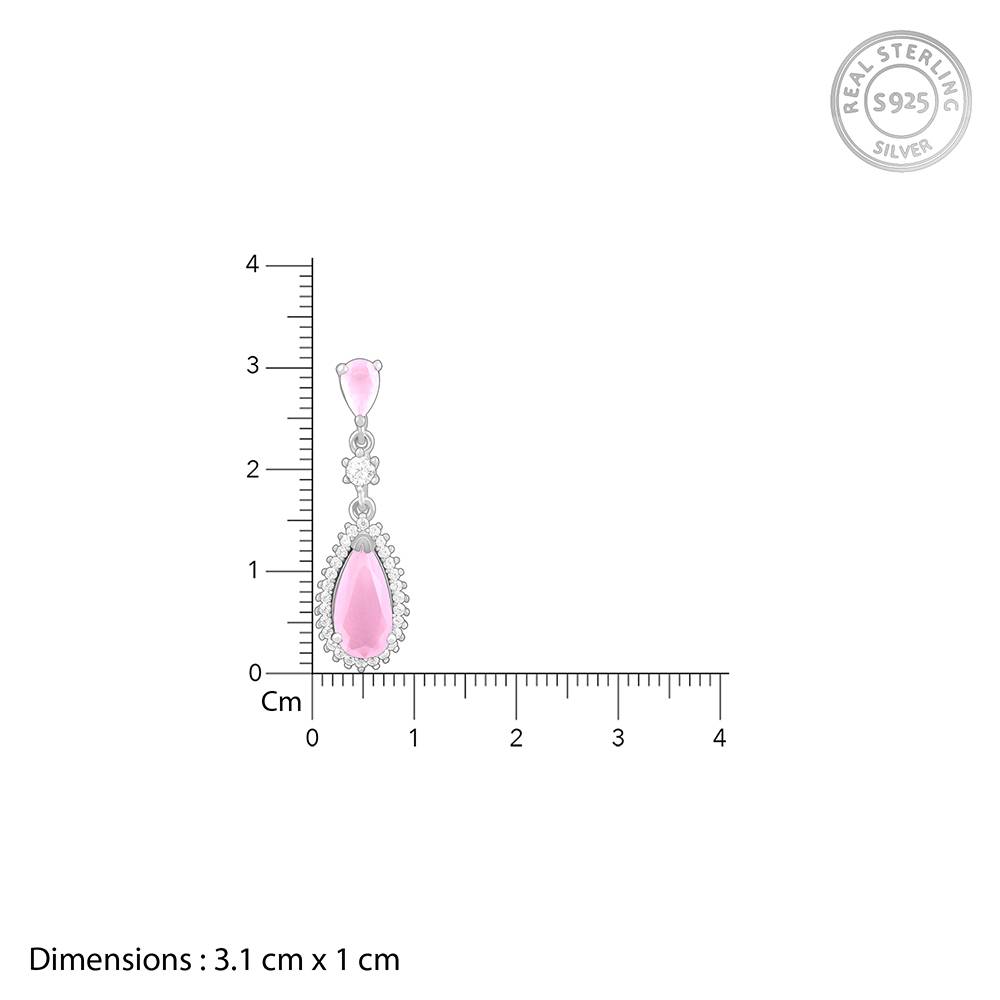 Giva 925 Silver Gleaming Drop Earrings : ER02837