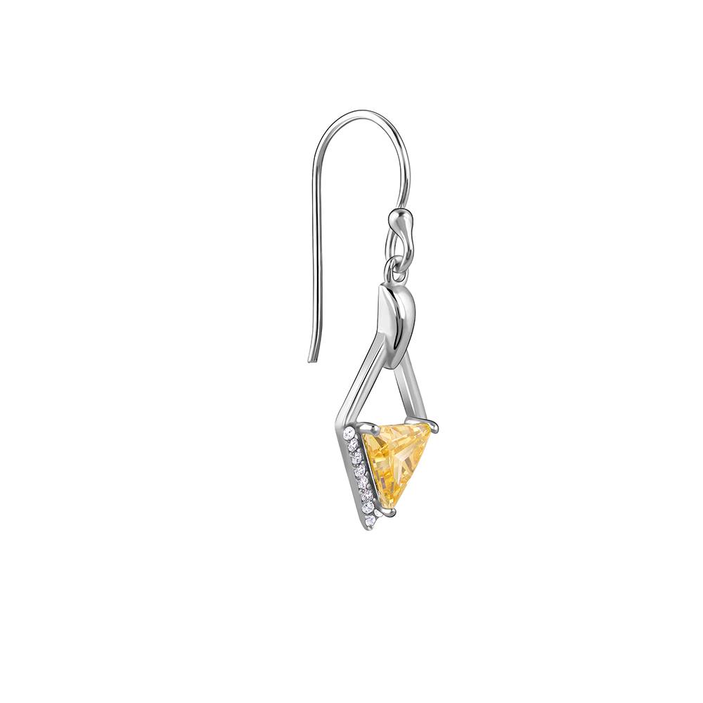 Giva 925 Silver Yellow Prism Earrings| Studs To Gift Women & Girls : ER02843