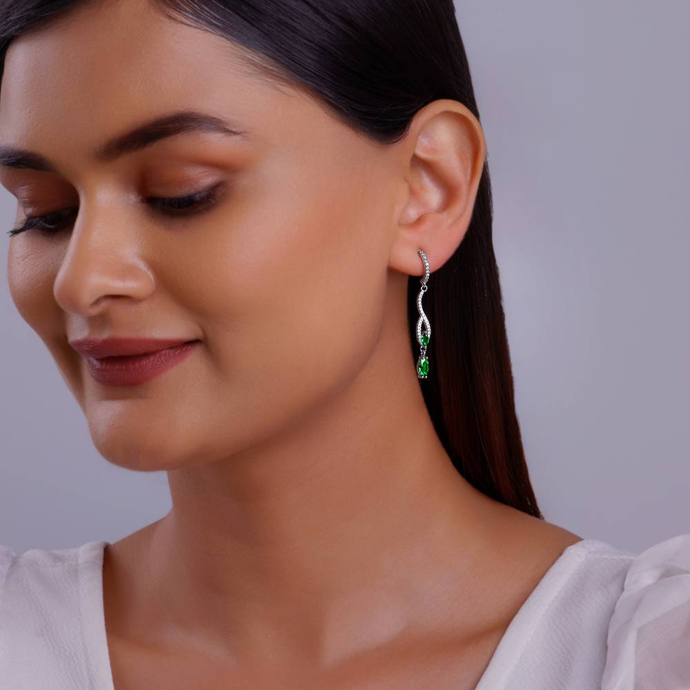 925 Silver Dynamic Drop Earrings| Drops To Gift Women & Girls : ER02851