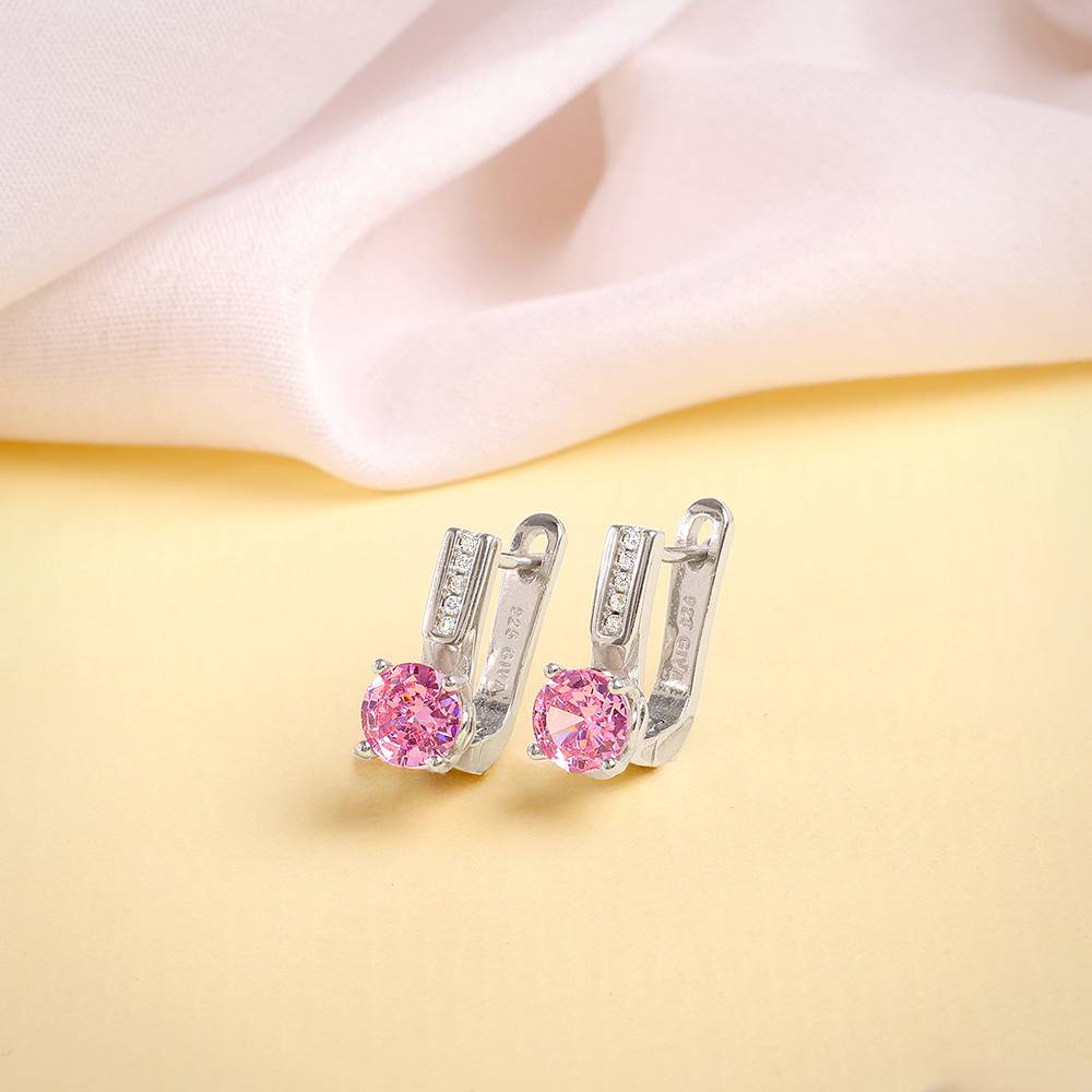Giva 925 Silver Pink Glam Earrings| Drops To Gift Women & Girls | With ...