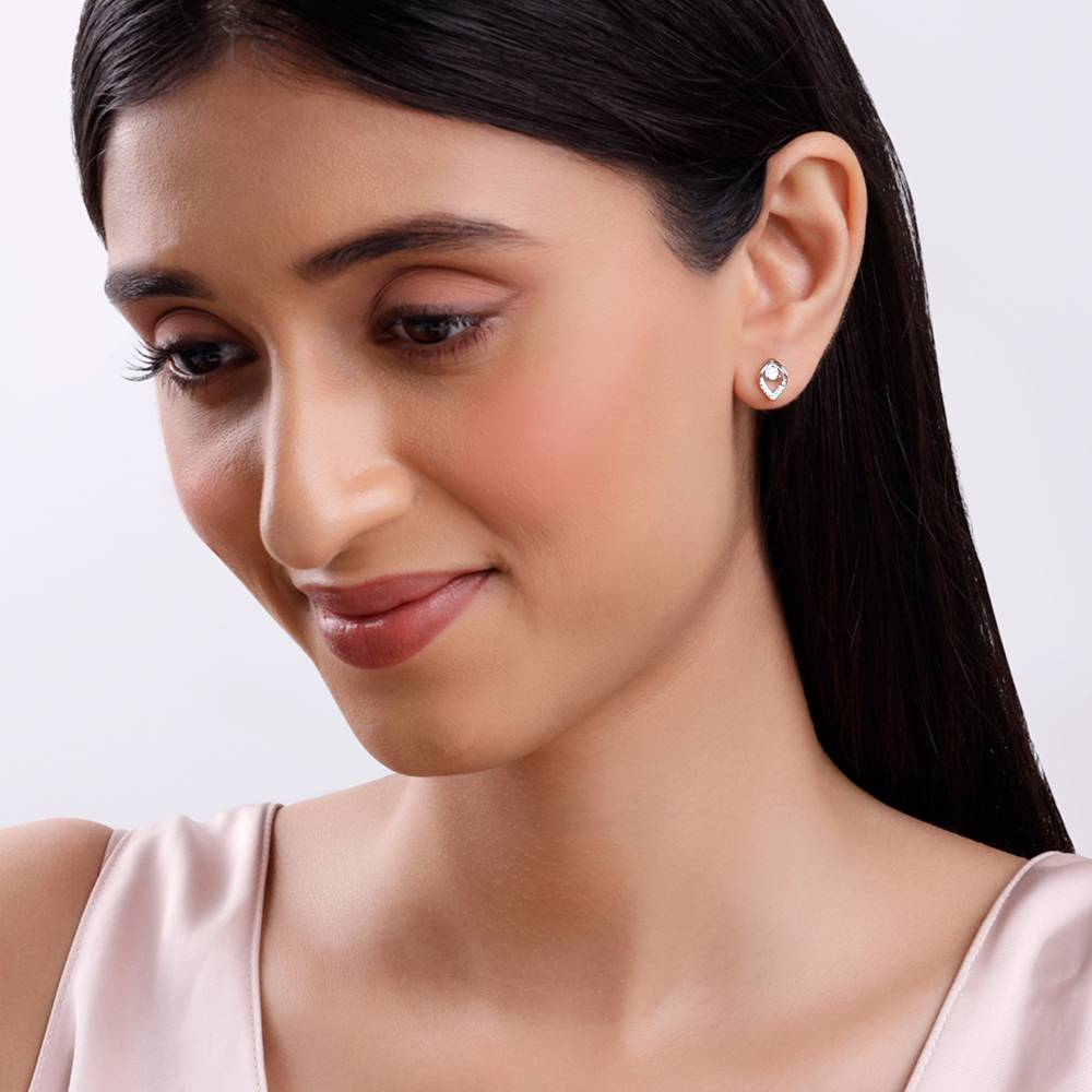 925 Silver Bling Queen Earrings : ER02862