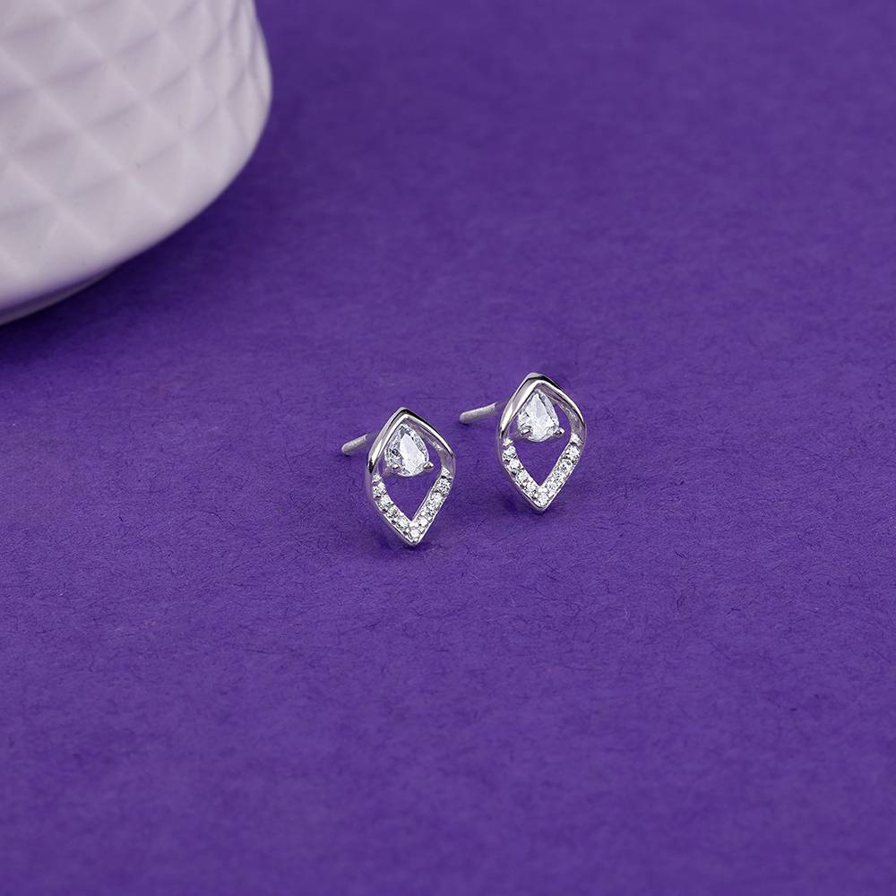 925 Silver Bling Queen Earrings : ER02862