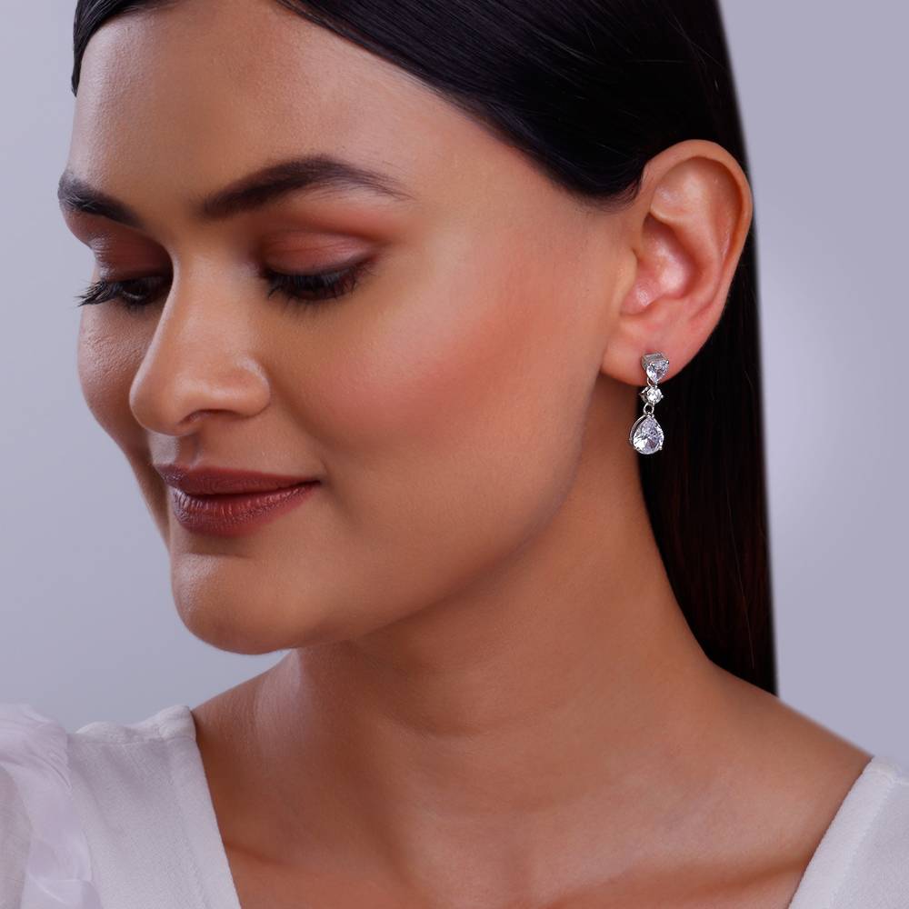 Giva 925 Silver Glowing Spark Earrings : ER02865