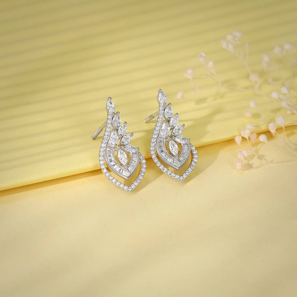 Giva 925 Silver Wing It Earrings| Studs To Gift Women & Girls | With Certificate Of Authenticity And 925 Stamp | 6 M : ER02881