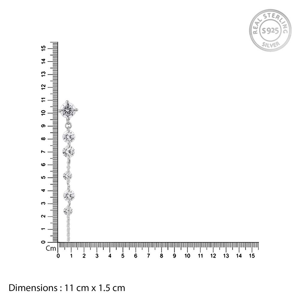 Giva 925 Silver Luminous Links Earrings : ER02890