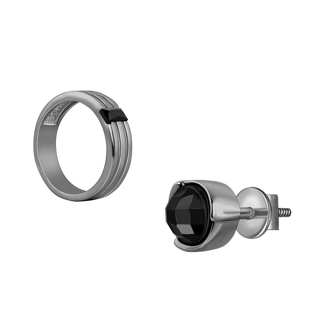 Black Rhodium Everyday Form Set For Him : ER02891R01921_20