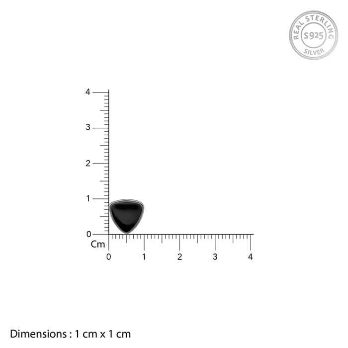 Giva 925 Silver Black Rhodium Authentically Kind Studs For Him| Drops To Gift Women & Girls | With C : ER02893