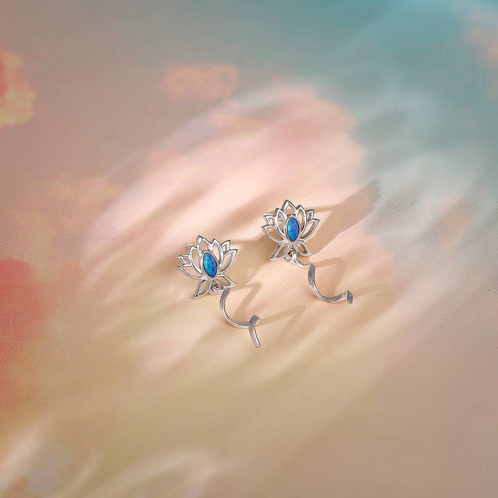 925 Silver Stellar Glow Earrings : ER02894