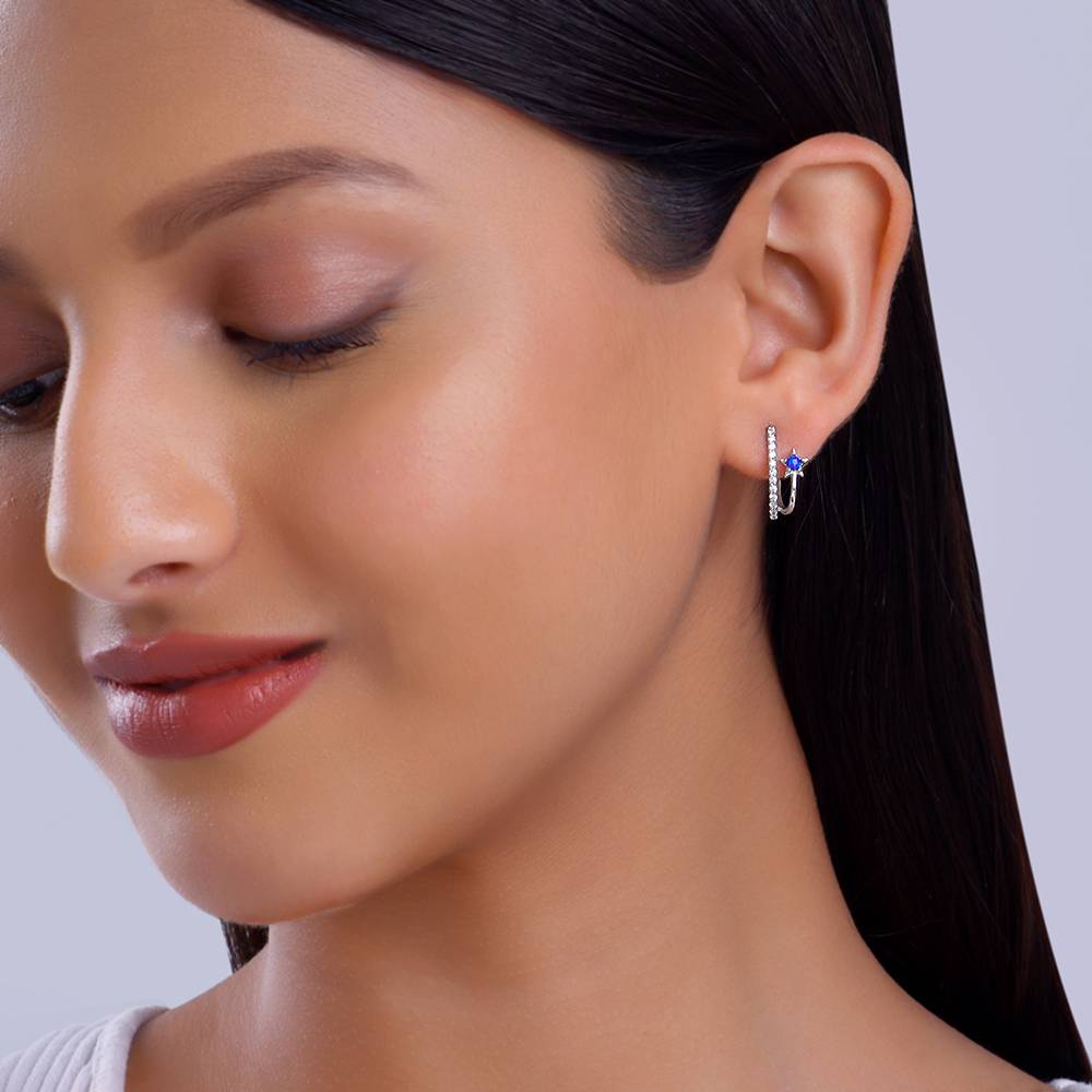 925 Silver Azure Aura Earrings : ER02896