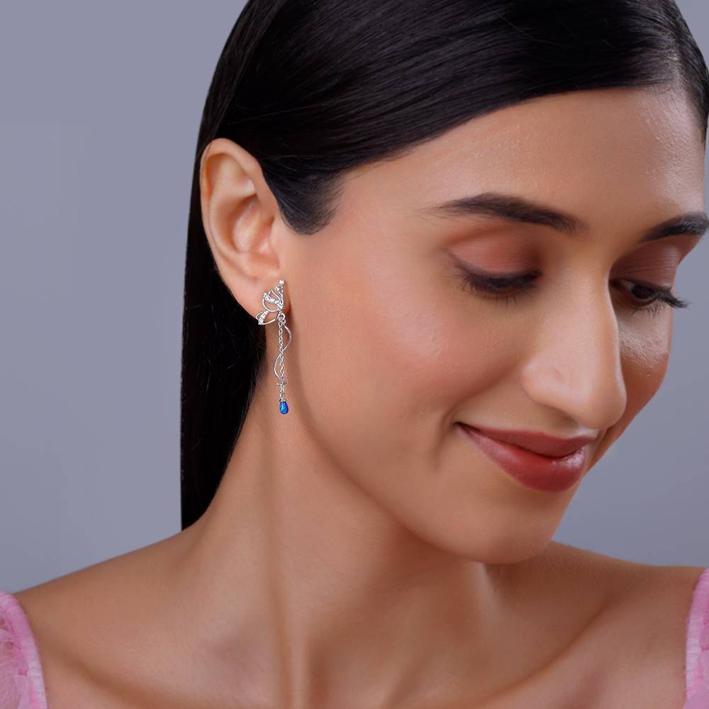 925 Silver Confident You Earrings : ER02897