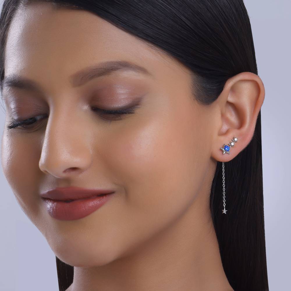 925 Silver Radiant Self-Love Convertible Earrings : ER02898