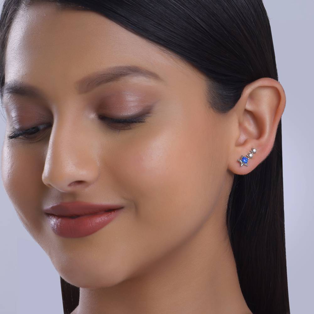 925 Silver Radiant Self-Love Convertible Earrings : ER02898