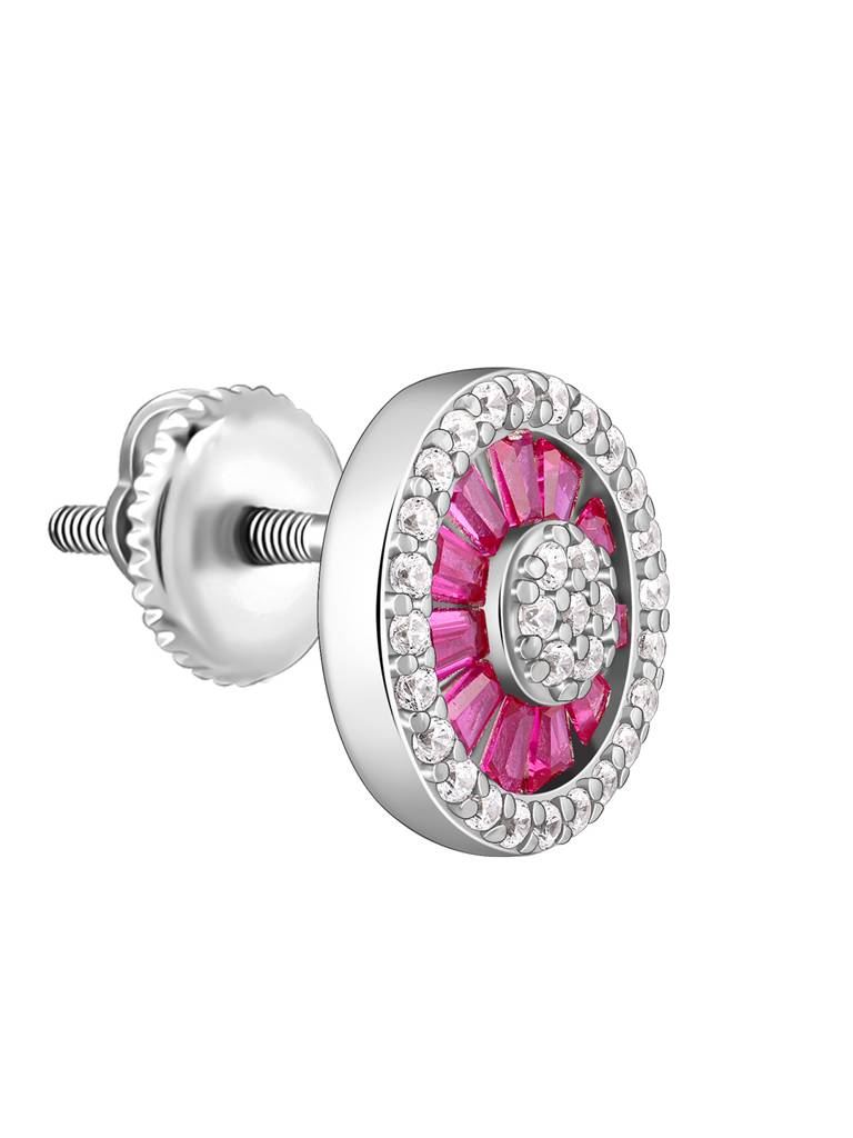 Giva 925 Silver Pink Wheel Earrings : ER02920
