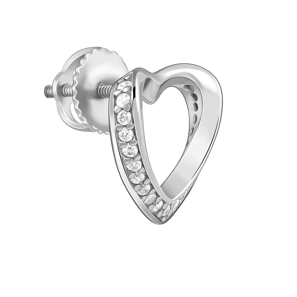 Giva 925 Silver Jolly Heart Studs : ER02925